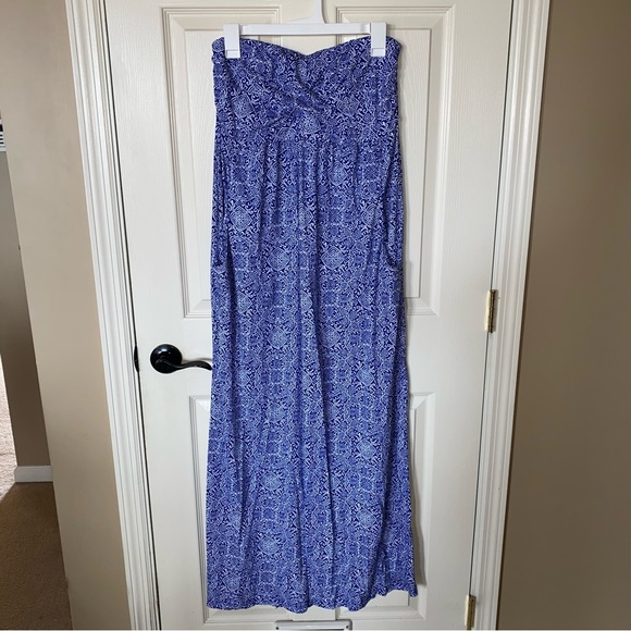 Garnet Hill Dresses & Skirts - Garnet Hill Blue & White Maxi Dress ☀️